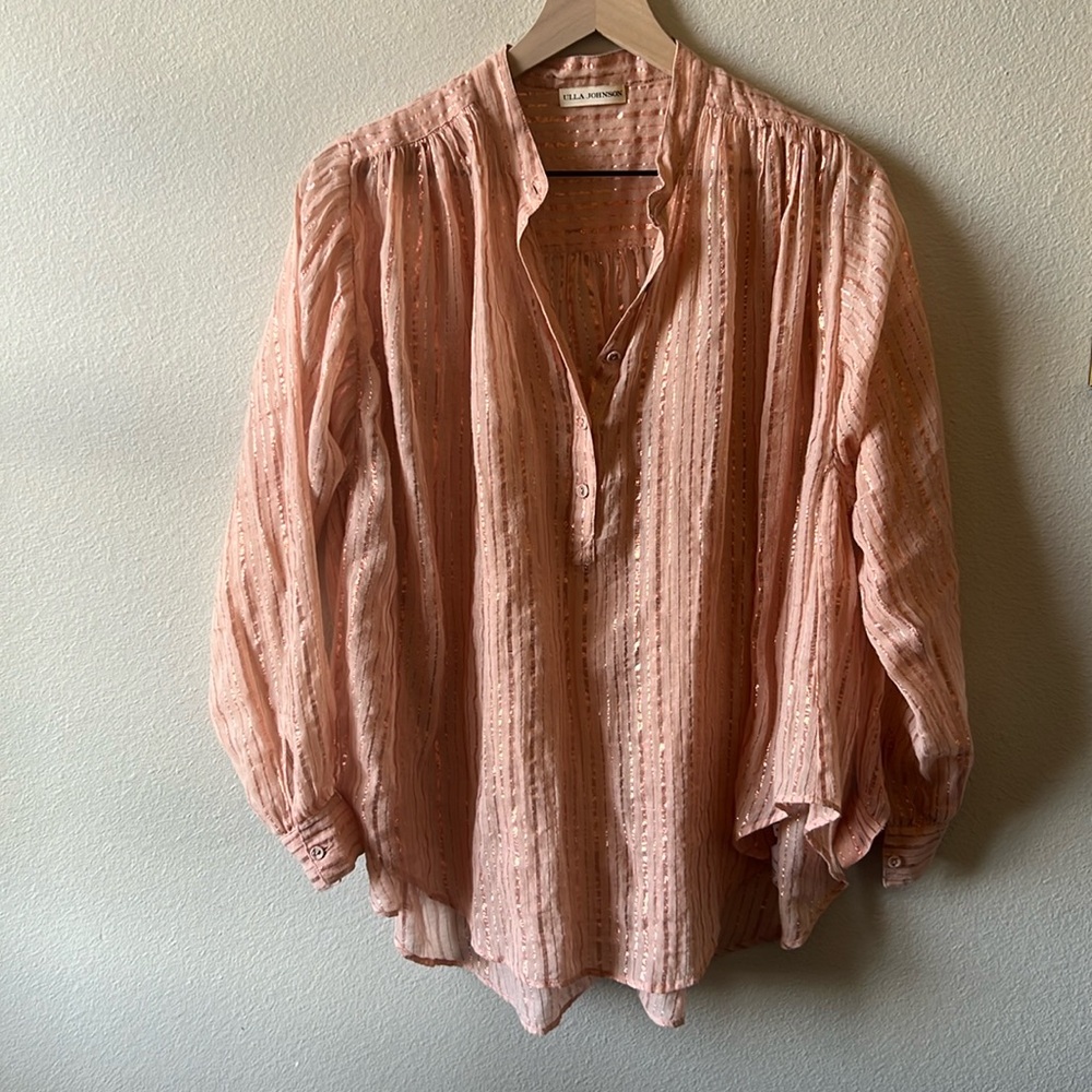 ULLA JOHNSON | Pink Blouse